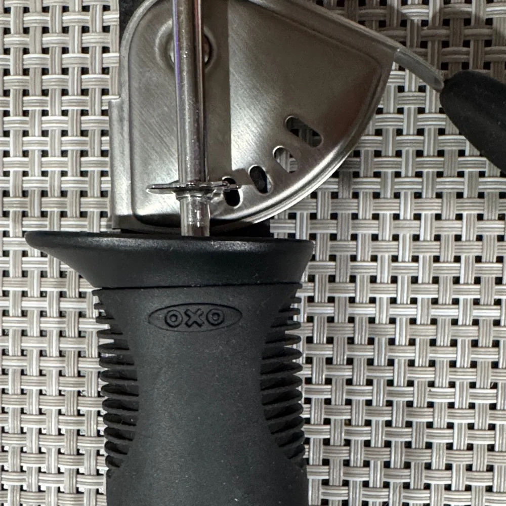 OXO Stainless Steel Ice Cream Scoop with Black Handle